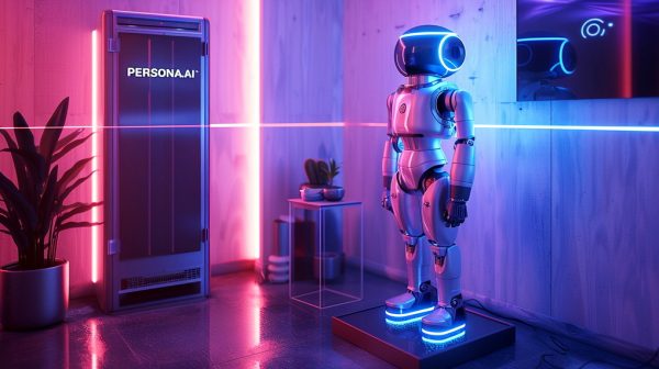 ROBOTAS VERSLUI ir EDUKACIJAI su PERSONA DI SERVERIU